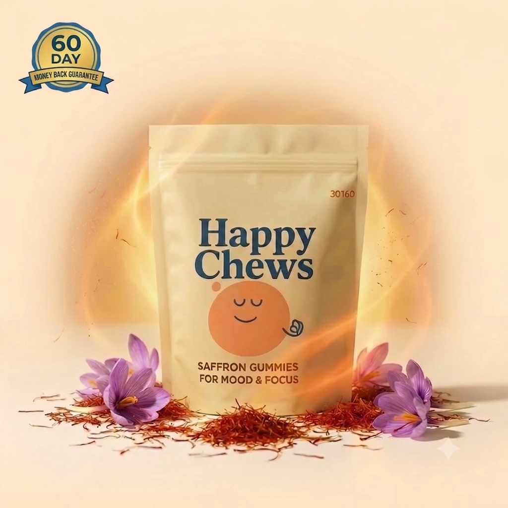 Happy Chews Saffron Gummies