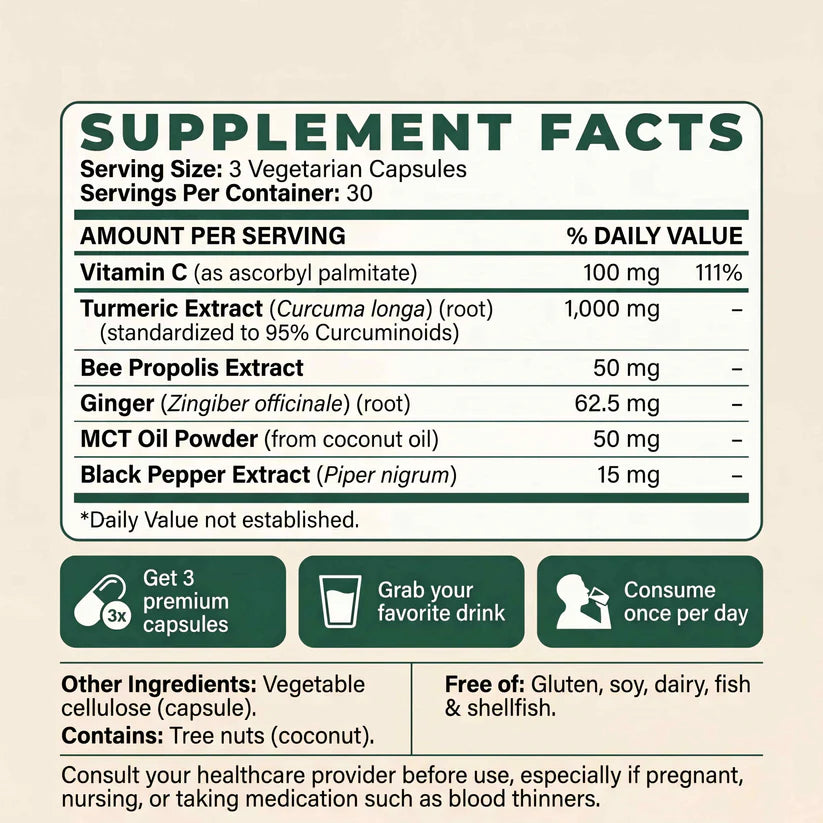 OriginRoot Curcumin Turmeric Capsules (1,000mg)